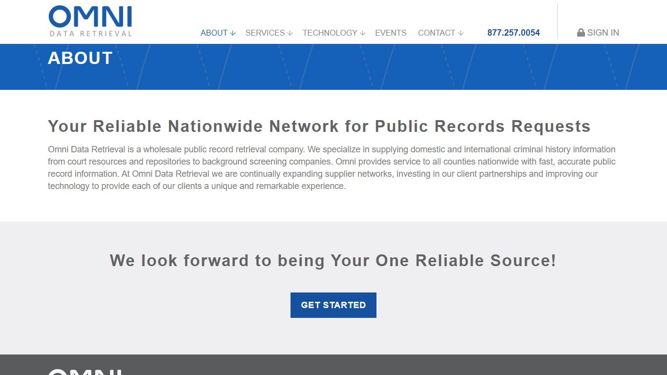 About - Omni Data Retrieval